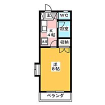 美島コーポラス  ｜ 岐阜県岐阜市美島町３丁目（賃貸マンション1K・3階・24.60㎡） その2