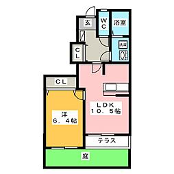 間取図画像 1LDK
