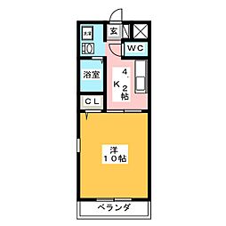 間取図画像 1K