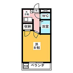 間取図画像 1K