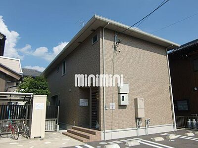 外観：全室角部屋のコーポ