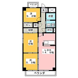 FOURSEASONS 3LDKの間取図画像