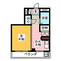 コーポ佐藤  ｜ 岐阜県岐阜市加納北広江町（賃貸マンション1DK・4階・31.00㎡） その2