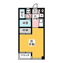 メゾンドキャッスル  ｜ 岐阜県岐阜市上新町（賃貸マンション1R・3階・27.18㎡） その2