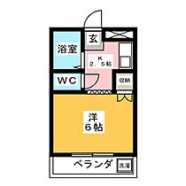 メゾンフェアリー  ｜ 岐阜県岐阜市鏡島南１丁目（賃貸マンション1K・3階・19.44㎡） その2