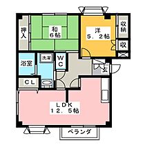 レヴンワース Ｄ棟  ｜ 岐阜県岐阜市日野北７丁目（賃貸マンション2LDK・2階・58.93㎡） その2