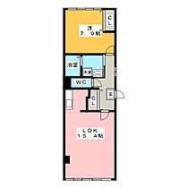 ＡＢＣビル  ｜ 岐阜県岐阜市神田町６丁目（賃貸マンション1LDK・4階・59.64㎡） その2