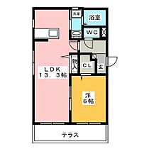 メゾン永田町  ｜ 岐阜県岐阜市永田町（賃貸アパート1LDK・1階・46.55㎡） その2