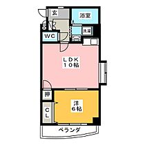 アネックスII  ｜ 岐阜県岐阜市北一色９丁目（賃貸マンション1LDK・4階・38.00㎡） その2