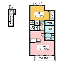 メゾンプラザ　Ｄ棟  ｜ 岐阜県岐阜市葭町５丁目（賃貸アパート1LDK・2階・42.39㎡） その2