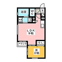 Ｉｎｆｉｎａ岐阜  ｜ 岐阜県岐阜市竜田町６丁目（賃貸マンション1LDK・2階・29.45㎡） その2