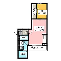 Ｇｏｏｄｅｎ溝旗（グッデンミゾバタ）  ｜ 岐阜県岐阜市溝旗町３丁目（賃貸アパート1LDK・1階・34.66㎡） その2