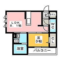 Ｆｅｌｉｃｅ加納（フェリーチェカノウ）  ｜ 岐阜県岐阜市加納東広江町（賃貸アパート1LDK・2階・29.53㎡） その2