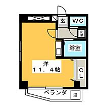 Ｍ・Ｋ－ＢＬＤＧ  ｜ 岐阜県岐阜市鹿島町５丁目（賃貸マンション1R・5階・28.28㎡） その2