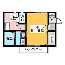 メゾン　ド　アルヴォル  ｜ 岐阜県岐阜市加納鉄砲町２丁目（賃貸アパート1K・2階・26.08㎡） その2