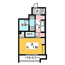 リオリエントアリスティオ  ｜ 岐阜県岐阜市加納西広江町１丁目（賃貸マンション1K・1階・26.00㎡） その2