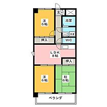 クレール神明  ｜ 岐阜県岐阜市加納神明町４丁目（賃貸マンション3LDK・5階・58.32㎡） その2