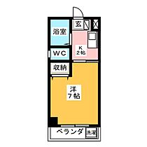 なかむらビル  ｜ 岐阜県岐阜市昭和町３丁目（賃貸マンション1K・4階・20.28㎡） その2