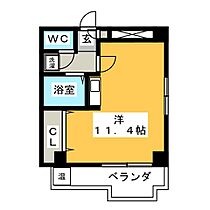 Ｍ・Ｋ－ＢＬＤＧ  ｜ 岐阜県岐阜市鹿島町５丁目（賃貸マンション1R・3階・28.28㎡） その2