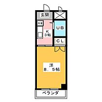 サンガーデン  ｜ 岐阜県岐阜市日野南６丁目（賃貸マンション1K・2階・24.30㎡） その2