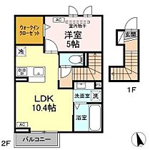 Ｃａｓａ　ａｒｃａ  ｜ 岐阜県岐阜市加納鉄砲町３丁目（賃貸アパート1LDK・2階・44.26㎡） その2