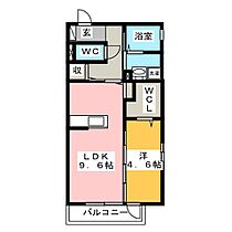 ささら弐番館  ｜ 岐阜県岐阜市安良田町１丁目（賃貸アパート1LDK・1階・39.86㎡） その2