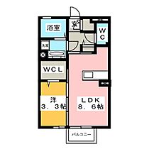 リベルテ  ｜ 岐阜県岐阜市切通６丁目（賃貸アパート1LDK・1階・33.39㎡） その2