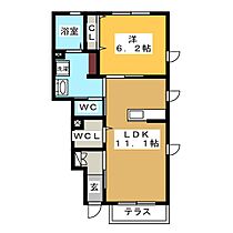 アリビオ本荘西  ｜ 岐阜県岐阜市本荘西３丁目（賃貸アパート1LDK・1階・44.18㎡） その2