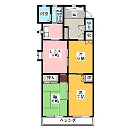 間取図画像 3LDK