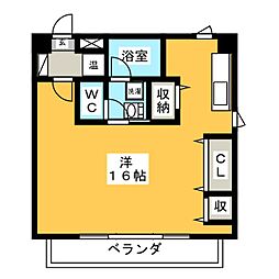 間取図画像 ワンルーム