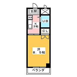 間取図画像 1K