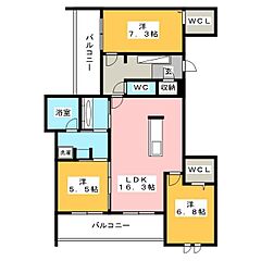 物件の間取り