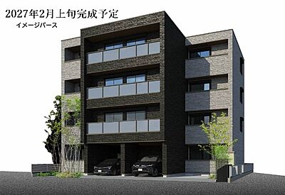 外観:完成予想図です。 外観:完成予想図です。