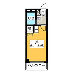 Ixyz真砂 ワンルームの間取図画像