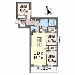 物件の間取り