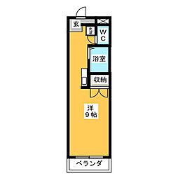 ロイヤル・S ワンルームの間取図画像