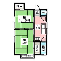 白山ビル  ｜ 岐阜県大垣市静里町（賃貸マンション2K・3階・29.56㎡） その2