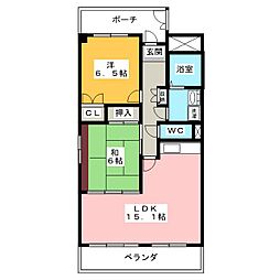 apprecier 2LDKの間取図画像