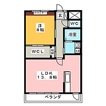 アクシス三本木  ｜ 岐阜県大垣市三本木４丁目（賃貸マンション1LDK・4階・56.10㎡） その2