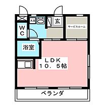 ハーレムＢＩＬＬ  ｜ 岐阜県大垣市平町（賃貸マンション1R・2階・30.24㎡） その2