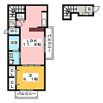 マーベラス  ｜ 岐阜県大垣市本今５丁目（賃貸アパート1LDK・2階・40.49㎡） その2