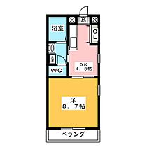 レジデンスフローラ  ｜ 岐阜県大垣市木戸町（賃貸マンション1DK・3階・31.50㎡） その2