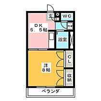 リバーライズII  ｜ 岐阜県大垣市南若森４丁目（賃貸マンション1DK・2階・33.12㎡） その2