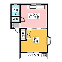 コウリュウマンション  ｜ 岐阜県大垣市木戸町（賃貸マンション1DK・2階・33.58㎡） その2