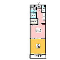 ディアコート新田  ｜ 岐阜県大垣市新田町２丁目（賃貸マンション1LDK・2階・40.00㎡） その2