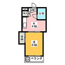 セコンドゥエトワール  ｜ 岐阜県大垣市室本町４丁目（賃貸マンション1K・2階・24.30㎡） その2