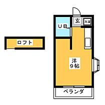 アパルトメントＮ  ｜ 岐阜県大垣市今宿２丁目（賃貸アパート1R・2階・18.40㎡） その2