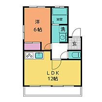 コーポ高木  ｜ 岐阜県大垣市室村町４丁目（賃貸マンション1LDK・2階・48.40㎡） その2