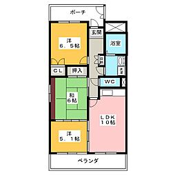 apprecier 3LDKの間取図画像