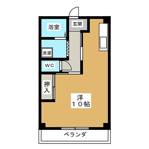 ベルウッド ｜岐阜県大垣市三津屋町１丁目(賃貸マンション1R・2階・30.60㎡)の写真 その2